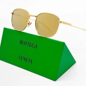 Bottega Veneta Mirror Gold Sunglasses
